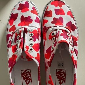 Vans Valentines Heart Shoes *Never Worn*